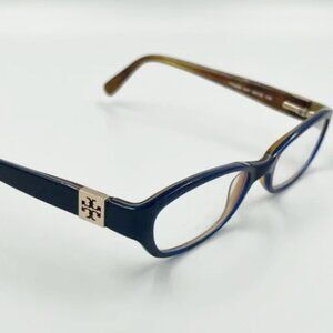Tory Burch Blue Eyeglasses w Gold Logo TY2009 844 Size 50-18-135